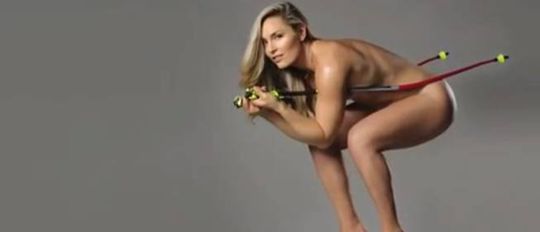 WOW! Lindsey Vonn uit de kleren voor boek