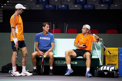 Tennissers spelen Davis Cup-duel met Slowakije in Groningen: ‘Verwachten veel Oranjefans’