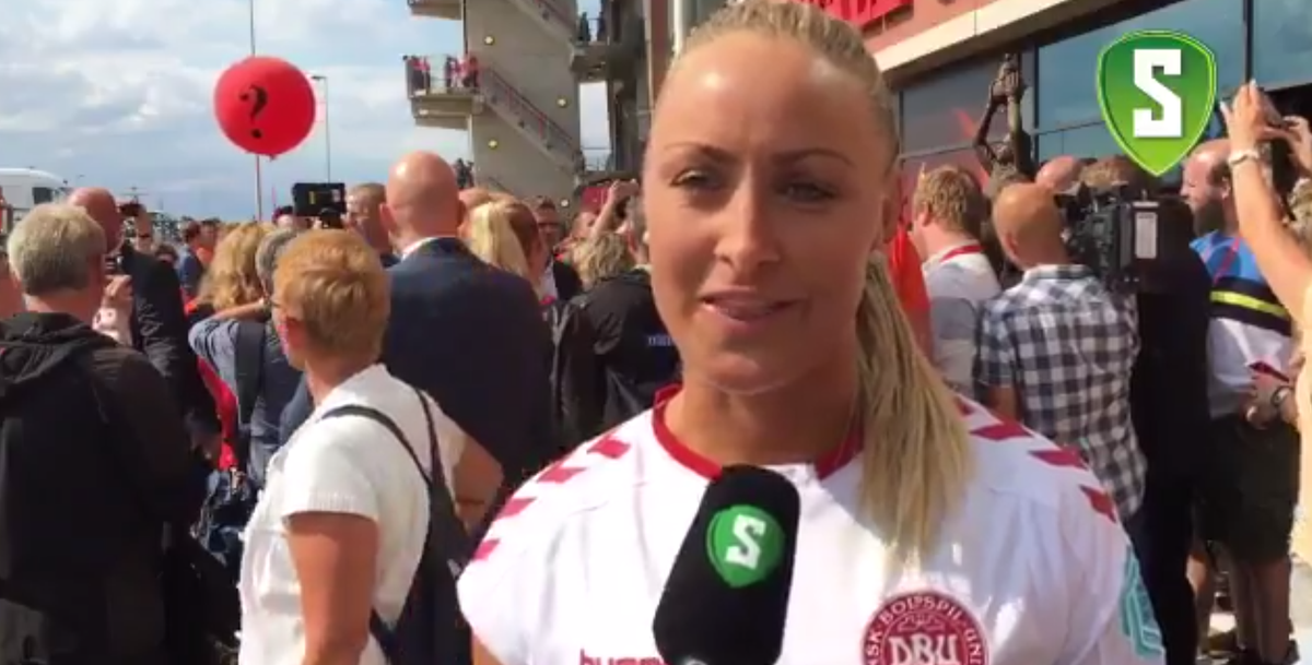 Tweelingzus Deense speelster: 'Wij gaan winnen' (video)