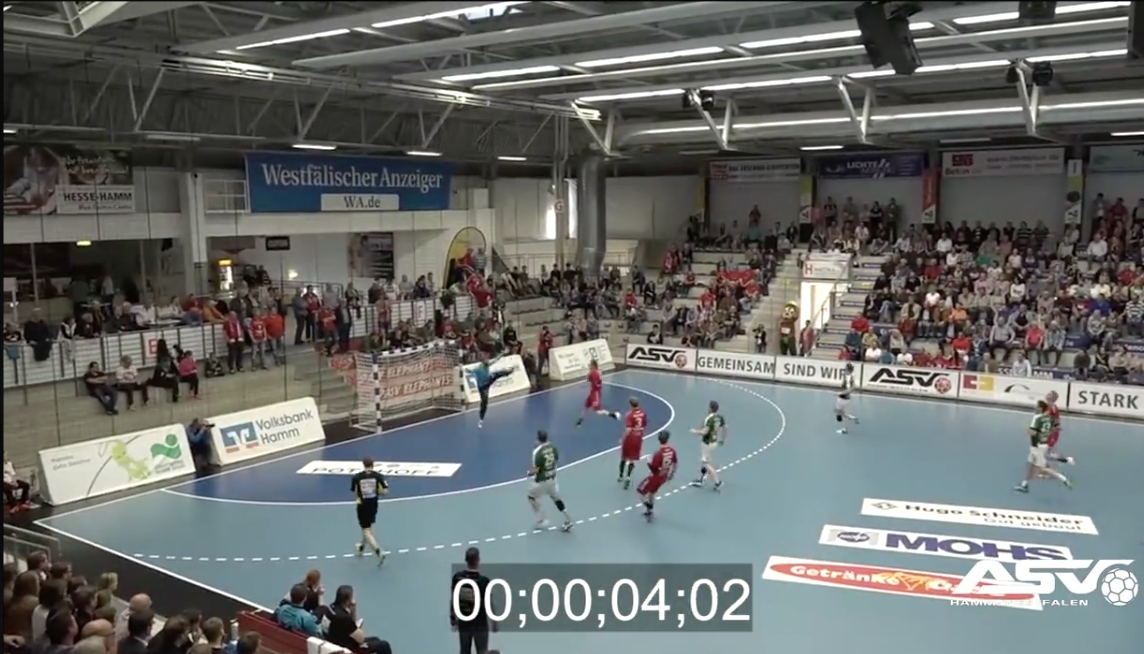 Duitse handballers scoren drie keer in 24 seconden (video)