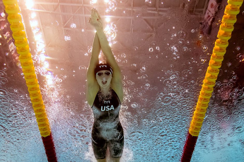 🎥 | Lief! Michael Jordan speelde kiekeboe met kleine Katie Ledecky