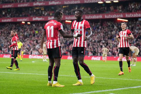 Athletic Bilbao met uitblinkende broertjes Williams blijft meedoen boven in LaLiga