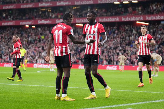 Athletic Bilbao met uitblinkende broertjes Williams blijft meedoen boven in LaLiga