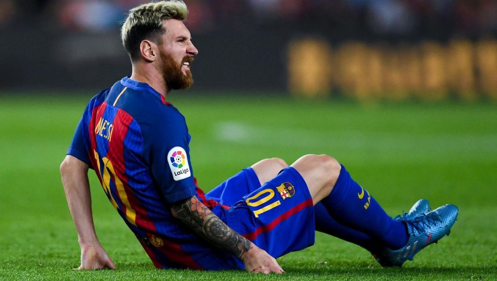 Barça drie weken zonder Messi vanwege liesblessure