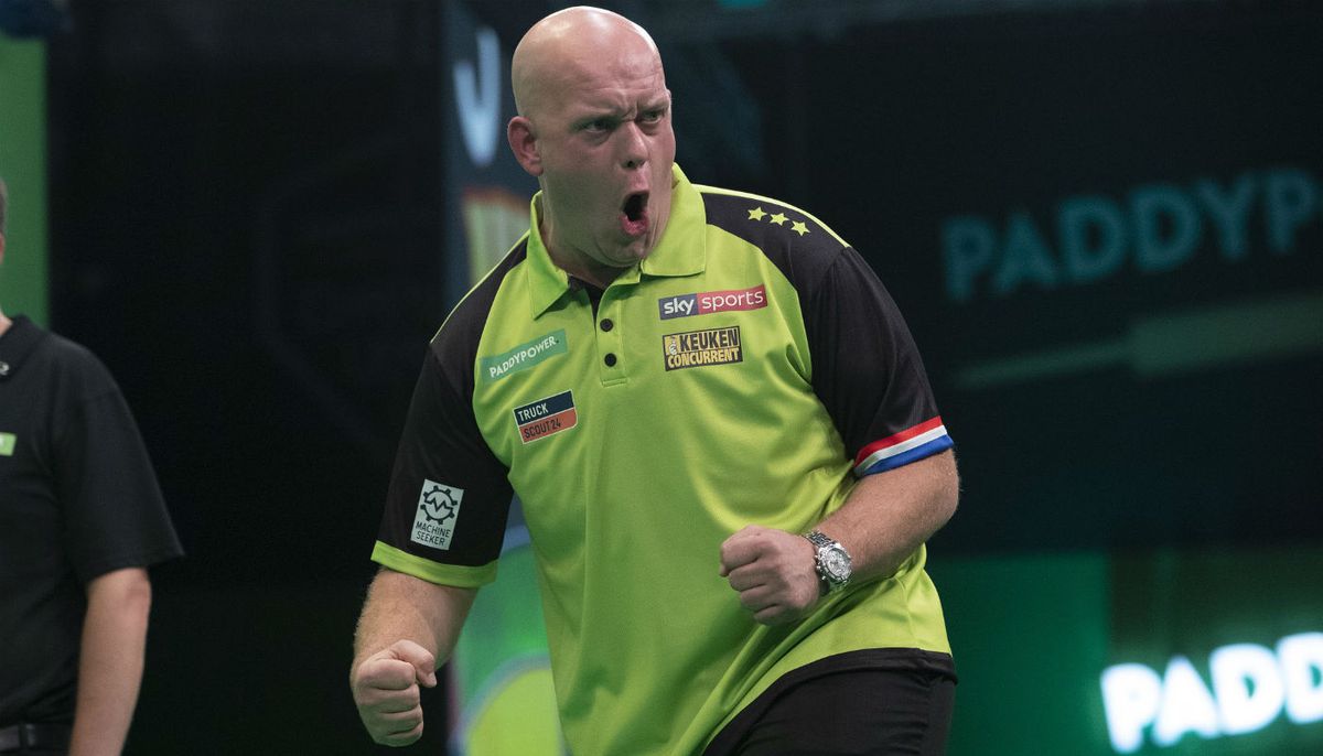 🎥 | BOEM! Van Gerwen wint ZIEKE FINALE van Snakebite in CL of Darts-finale