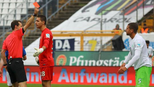 Bruma pakt snelle rode kaart tegen Darmstadt