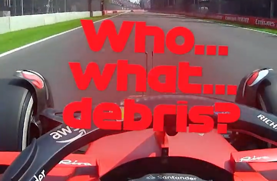 😂🎥 | Ferrari en teamradio, het blijft lastig: 'Debris of De Vries?'
