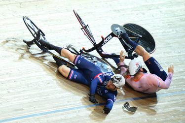 Balen! Medaillekoning Jeffrey Hoogland niet meer van start op WK baanwielrennen door crash