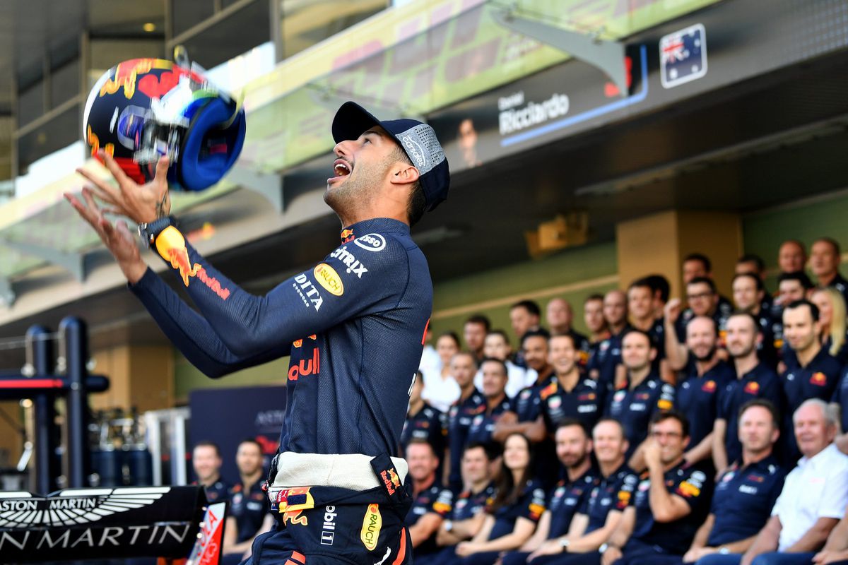 Ricciardo verwacht groot tranendal in Abu Dhabi: 'Ik ga goed janken'