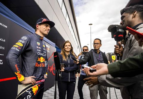 Max Verstappen voorziet geen problemen na FP2 op Silverstone: 'Het ging wel oké'