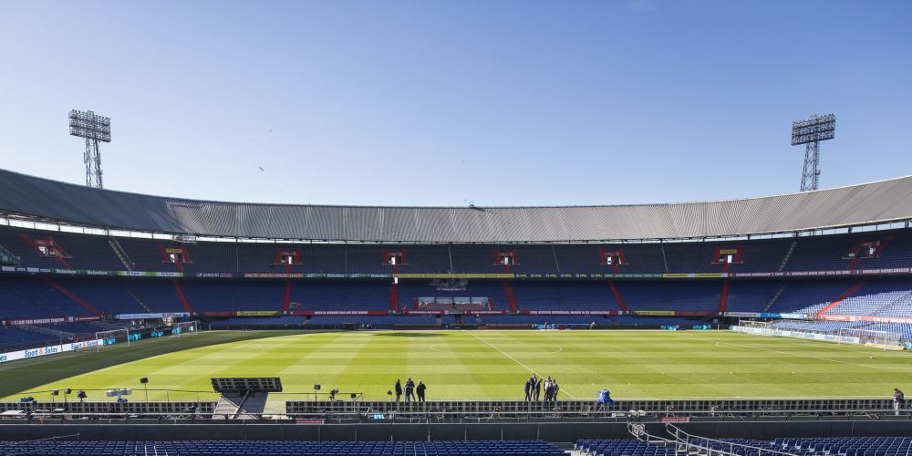 Feyenoord heeft nog altijd de beste grasmat van de Eredivisie