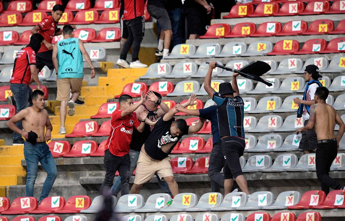 Gelukkig toch geen doden bij Mexicaanse voetbalrellen