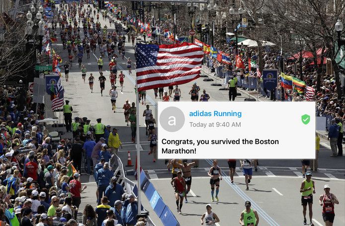 OEPS! Adidas maakt pijnlijke blunder bij Boston Marathon