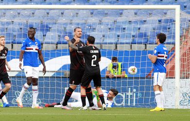 🎥 | 2 goals voor AC Milan tegen Sampdoria brengen Zlatan unieke statistiek