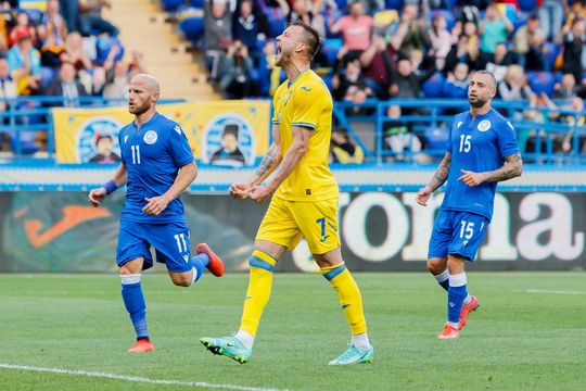 Eerste Oranje-tegenstander Oekraïne walst over Cyprus heen