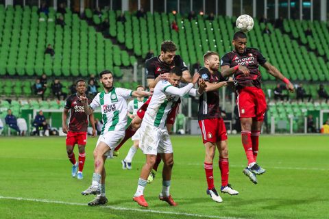 Feyenoord verspeelt in Groningen dure punten in de strijd om plek 2