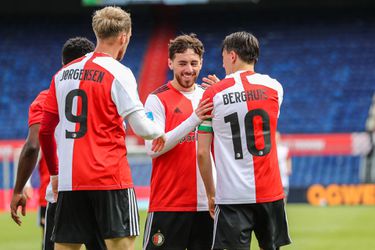 Wordt Berghuis hier uitgelachen als hij de groepsapp van Feyenoord verlaat?