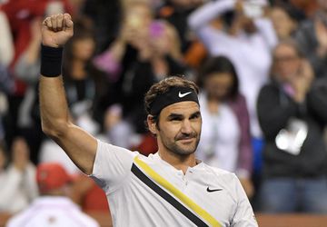 Federer wint overtuigend en gaat naar halve finale Indian Wells