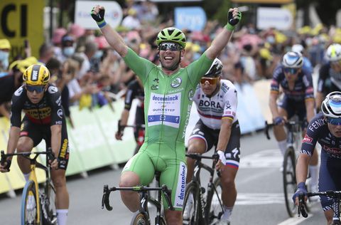Mark Cavendish schreef donderdag Tour-geschiedenis in Châteauroux