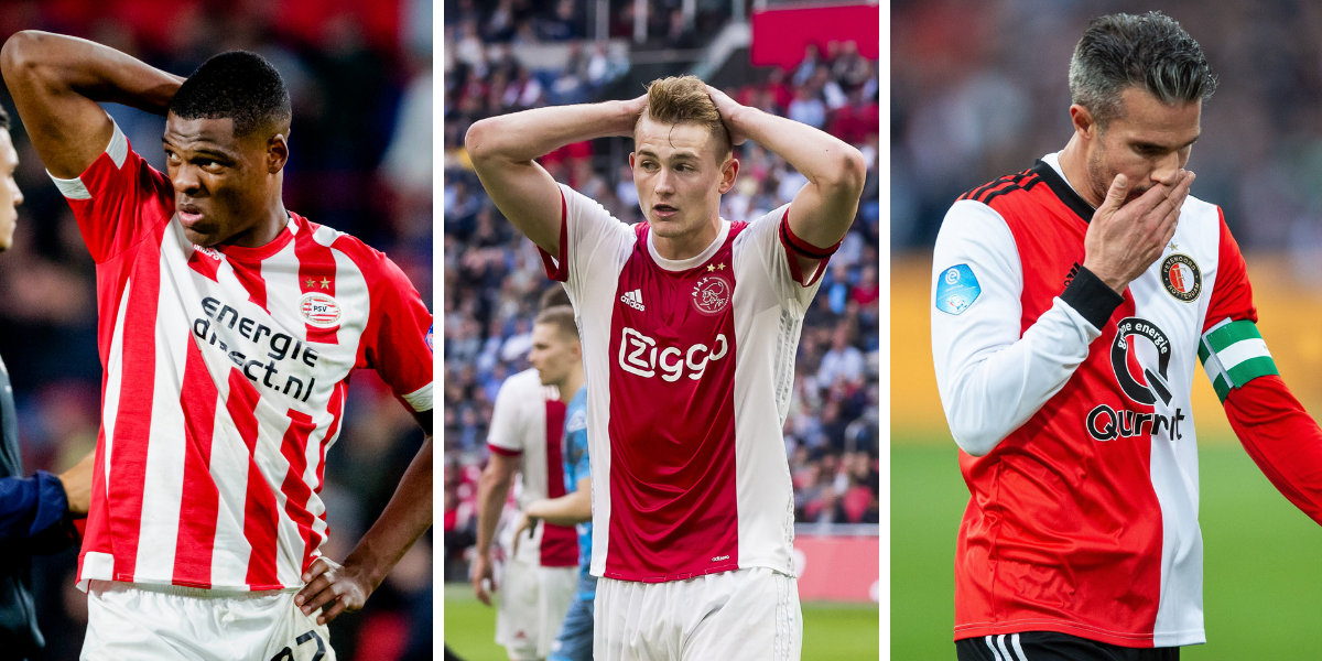 Check deze pittige dilemma’s voor fans van Ajax, Feyenoord en PSV