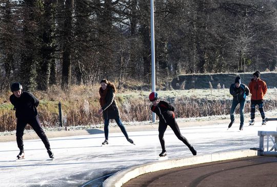 It giet oan? In Winterswijk wordt zondag op natuurijs geschaatst