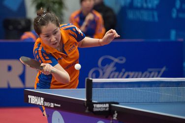 Eerland overleeft als enige Nederlandse vrouw bij WK tafeltennis