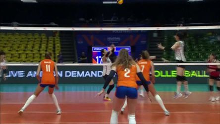 🎥 | Nederlandse volleybalsters walsen over Zuid-Korea heen in Nations League