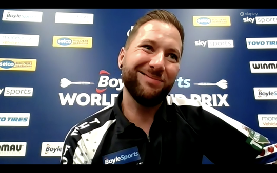 🎥 | Danny Noppert over vroege uitschakeling op World Grand Prix: 'Ik was mezelf niet'