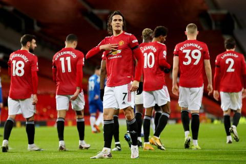 Calvert-Lewin zorgt in de absolute slotfase voor gelijkspel tegen Manchester United