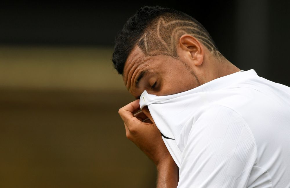 Geblesseerde Kyrgios uitgefloten na opnieuw een opgave (video)