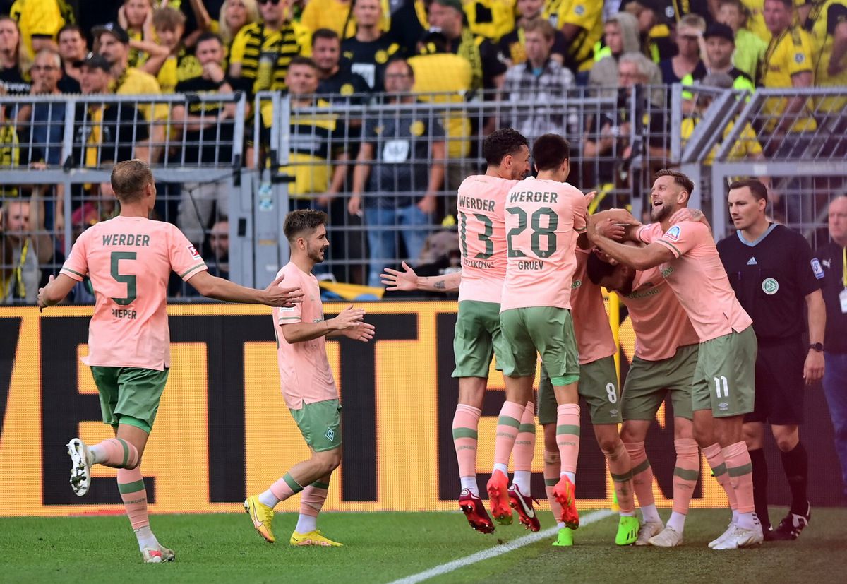 Bizarre zege Werder Bremen op Dortmund: van 2-0 naar 2-3 in laatste 6 minuten