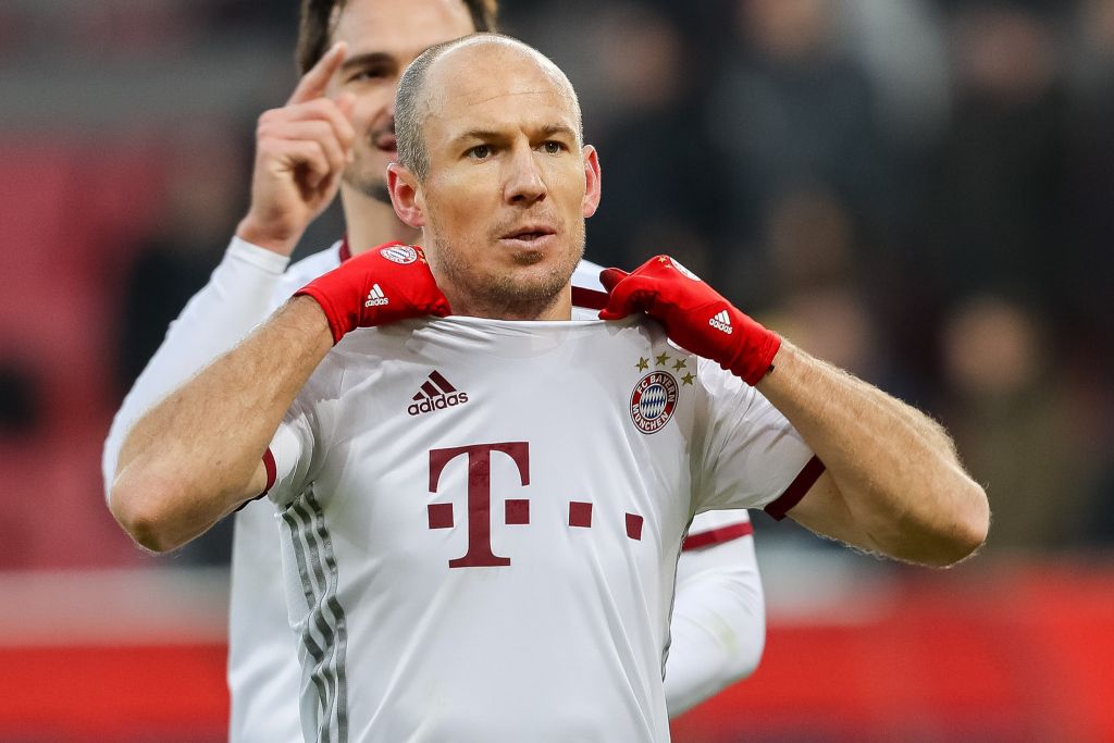 Robben is de beste speler van deze Champions League-speelronde
