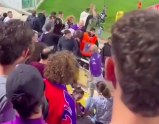 🎥 | WTF? 'Supporters' van Fiorentina slaan Inter-fan van het thuisvak