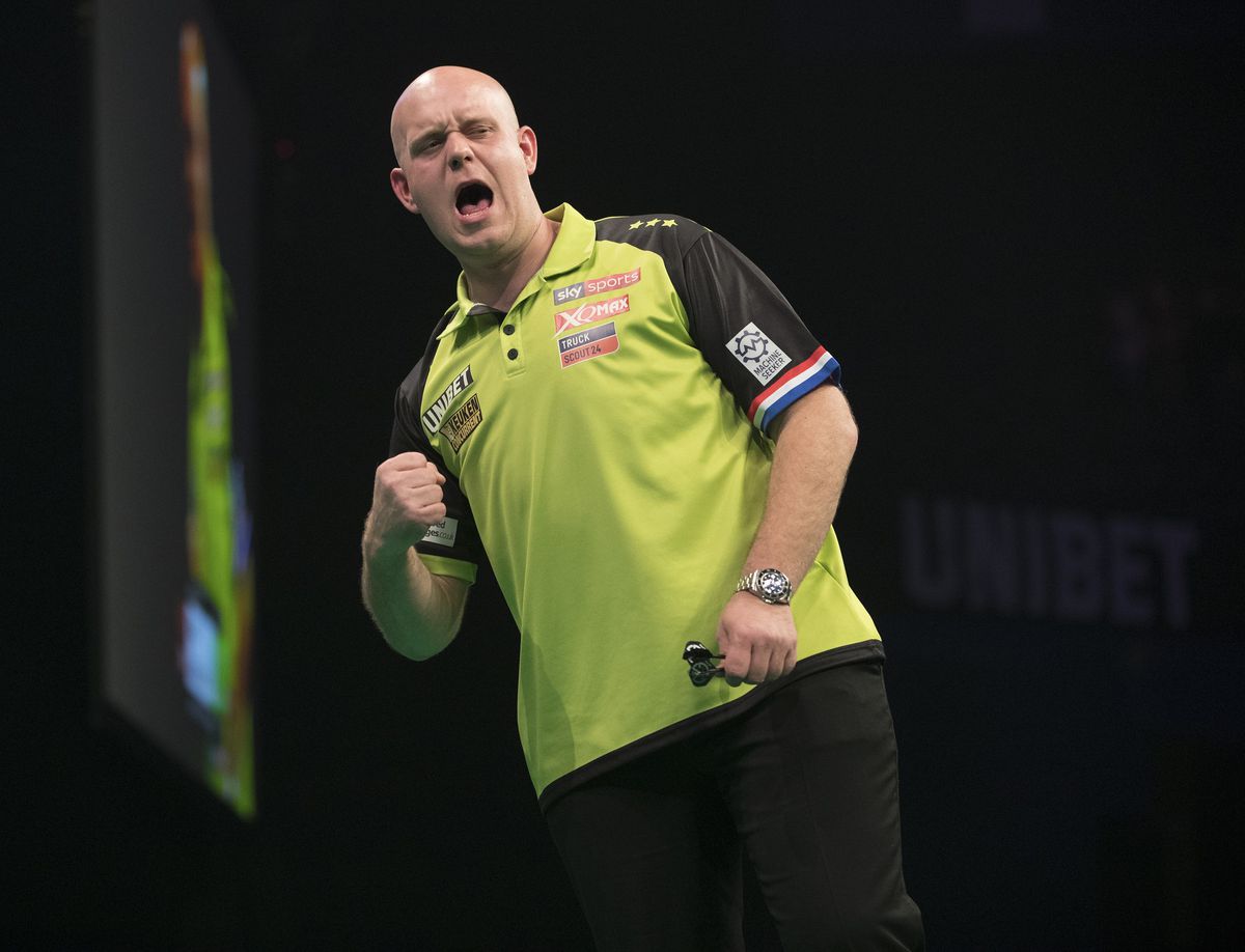 Van Gerwen en van Barneveld winnaars in 2e ronde German Darts Open