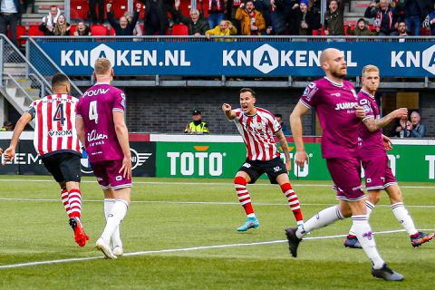 Adil Auassar helpt Sparta aan 3 'heule' belangrijke punten tegen Go Ahead Eagles