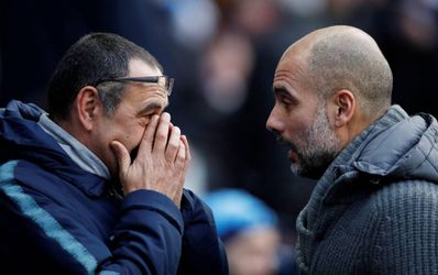 Chelsea-coach Sarri ziet het even niet meer zitten na mega-nederlaag tegen City