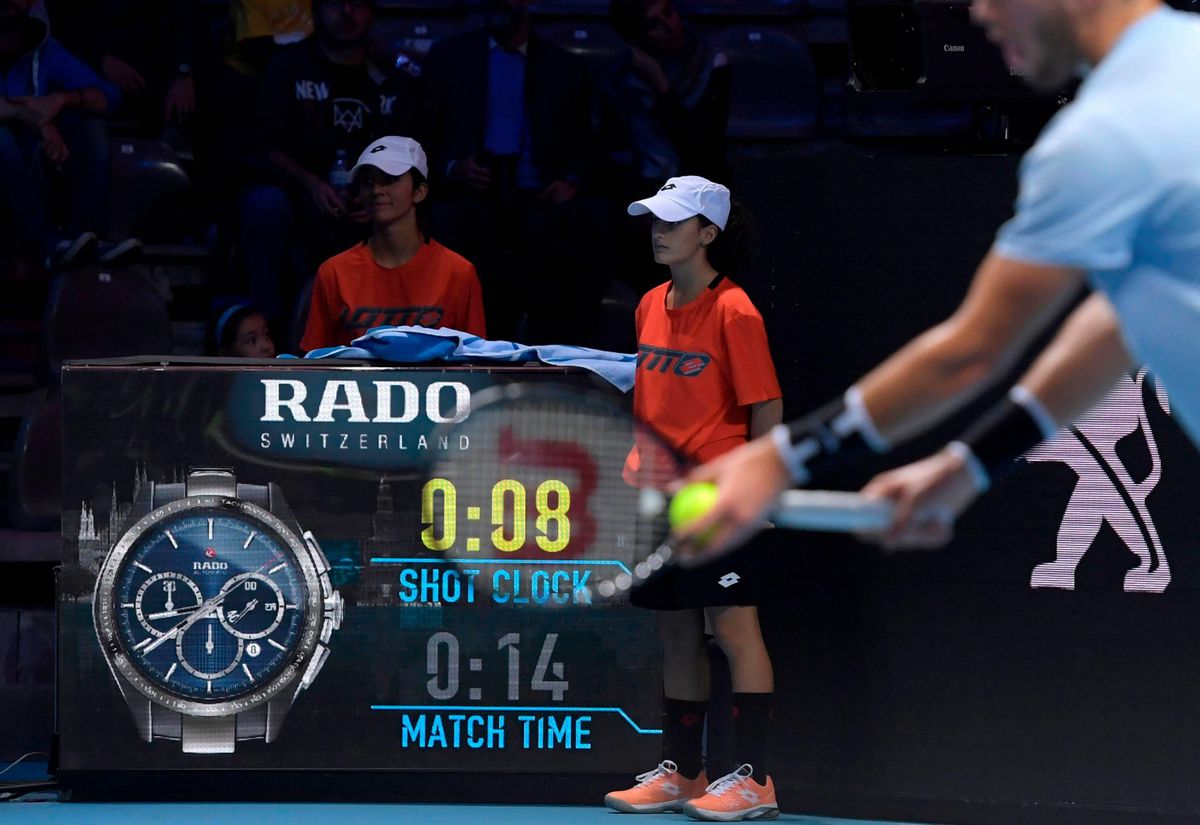 ATP komt vanaf 2020 definitief met 'Shot Clock' voor meer tempo tijdens wedstrijden