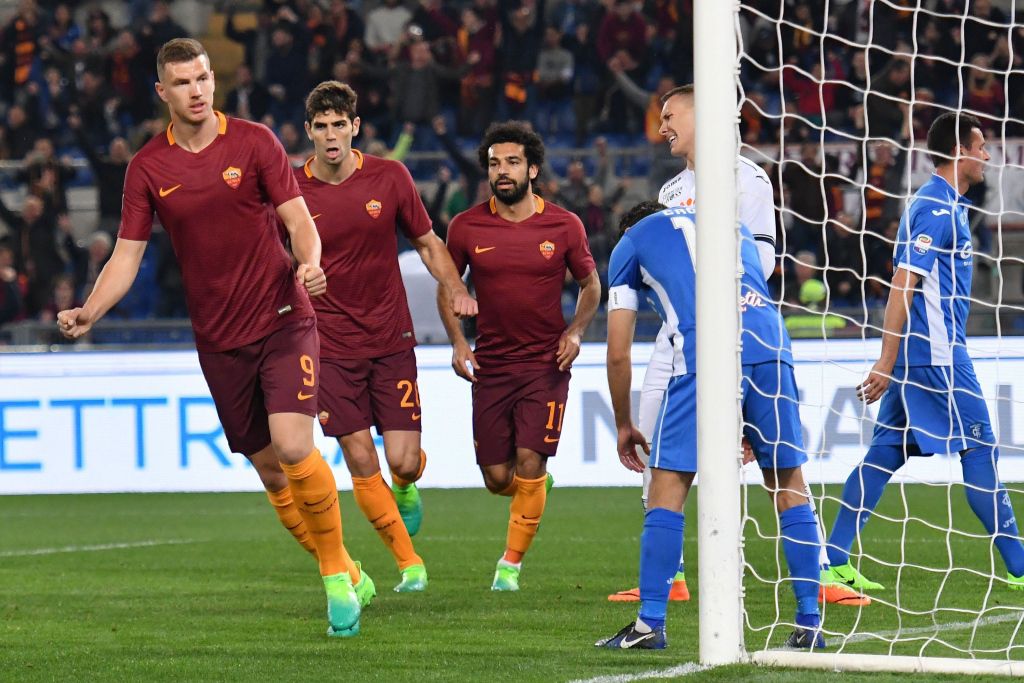 Dubbelslag Dzeko helpt AS Roma langs Empoli