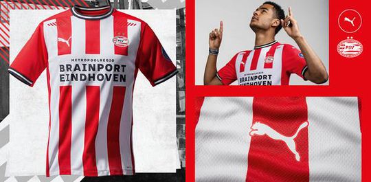 Dit is het nieuwe thuisshirt van PSV, dat bijna 140 euro gaat kosten