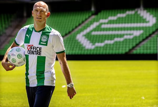 Arjen Robben na training bij FC Groningen: 'Niet durven hopen dat ik al zover zou zijn'