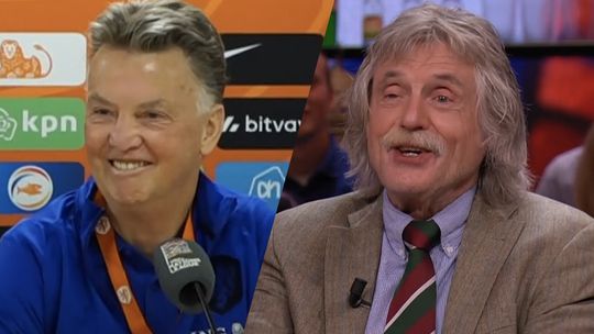 🎥 | Johan Derksen over bondscoach Louis van Gaal: 'Als het ontspannen is, dan is het leuk