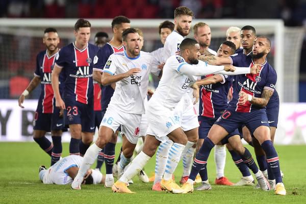 Liefst 14 wedstrijden schorsing voor de 5 rode kaarten tijdens PSG-Marseille