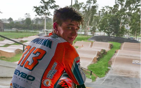 Kimmann begint lekker aan BMX-seizoen met winst in Supercross-wedstrijd