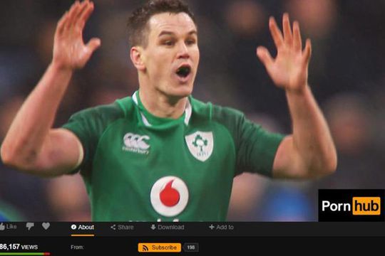 Dolblije Ierse rugby-fans zetten winnende dropkick tegen Frankrijk op PornHub (video)