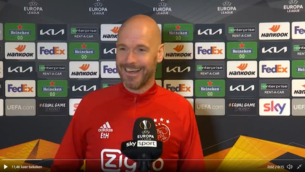 🎥😂 | Je moet gewoon lachen om dit interview van Erik ten Hag in het Engels over Italië