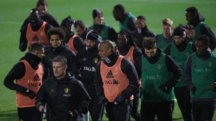 Kompany wel, Dembélé en Fellaini niet op training België