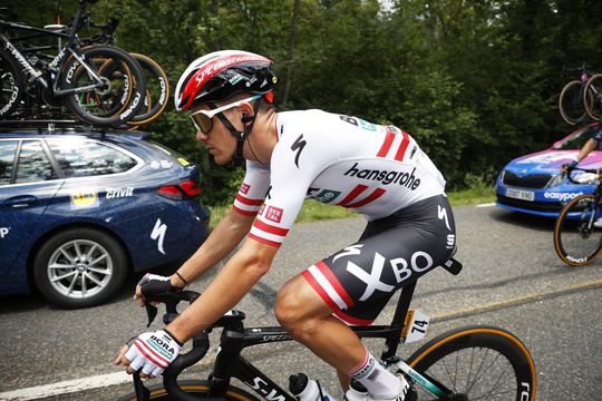 Patrick Konrad vlucht naar etappezege in de Tour: pas zijn 3e profzege ooit