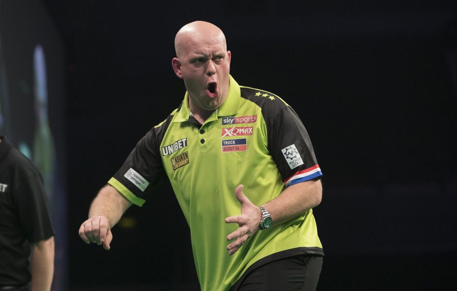 Van Gerwen kegelt Gurney van troon op Euro Tour Order of Merit