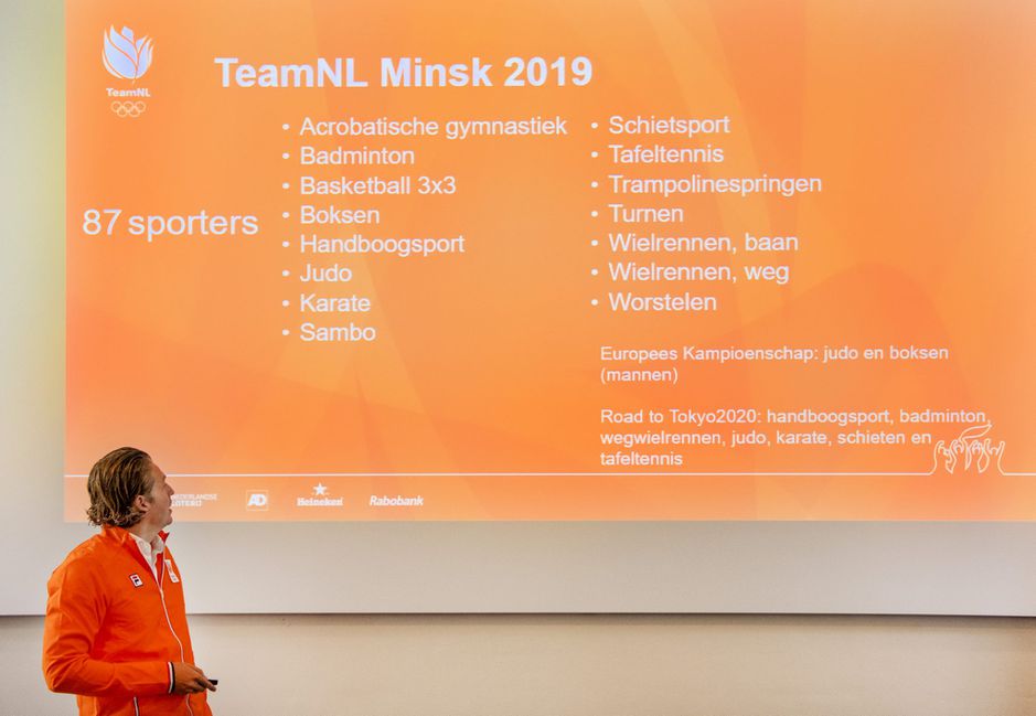 Dit is het programma van de Europese Spelen in Minsk voor TeamNL