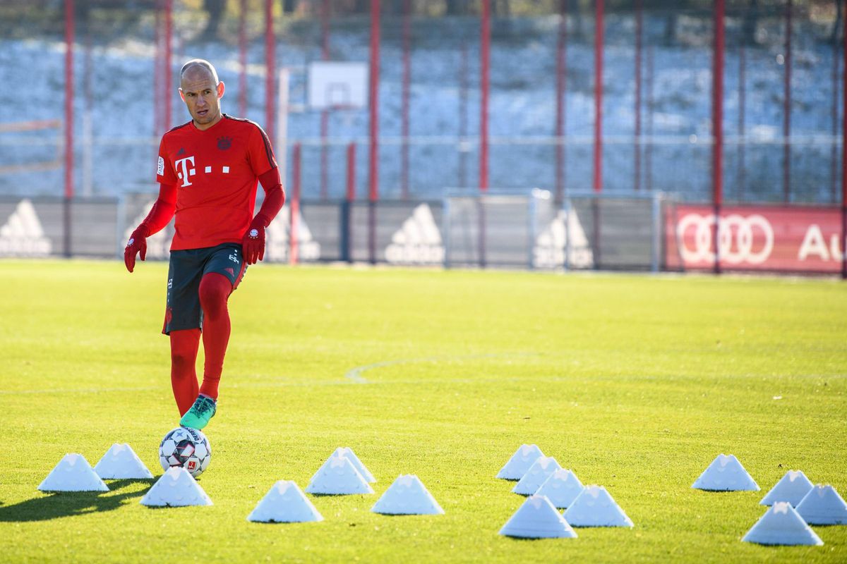 Robben nog niet compleet fit bij Bayern